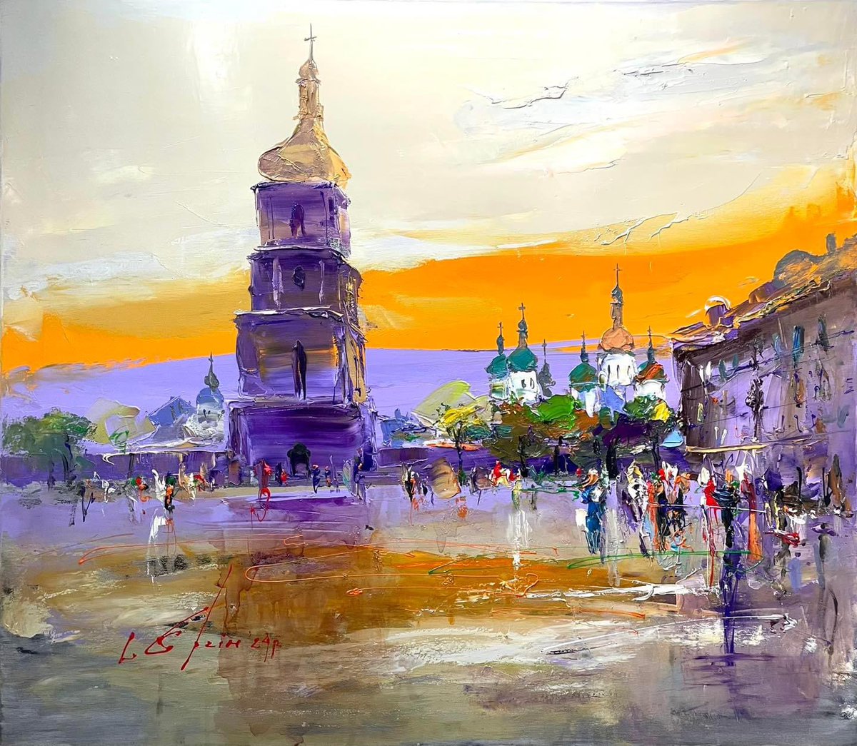 GiftForMood's tweet photo. В приватній колекції. 
Ігор Євсін, 1976
"Київ. Софія", 2024
Полотно, олія. 
70/80 cm
Львів

Ihor Yevsin, 1976
"Kyiv. Sofia", 2024
Canvas, oil. 
70/80 cm
#yevsin #ihoryevsin #Kyiv #Ukraine #oiloncanvas #canvas #art #kiev https://t.co/LNmNxOi0JM