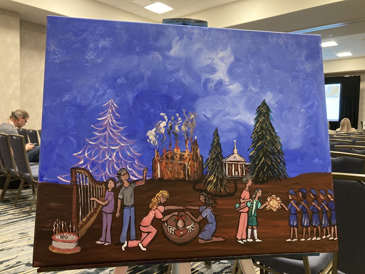 AVA2024 painting “Turning on the House Lights”