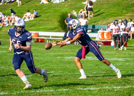 NEPSAC 8-Man football thriller today: Harvey wins 60-58 <a href="/PomfretSchool/">Pomfret School</a>  Cavs QB Jackson Saccomanno, 423 yds passing, 5 TDs. Wyatt Bland 12 catches/276 yds/3 TDs. Will Bland 5 catches/115 yds/2 TDs. #GoCavs #HarveyPride <a href="/lohudsports/">lohud sports</a> <a href="/ChrisDelCampo1/">Chris DelCampo</a> <a href="/HarveyLZ/">Philip Lazzaro</a> <a href="/HarveyFootball_/">Harvey Football</a>