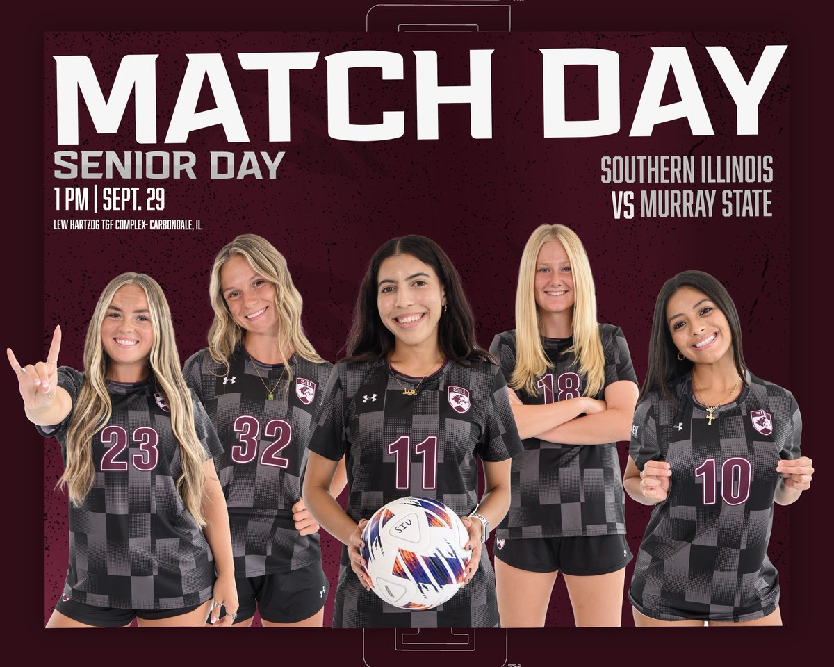 𝙄𝙩'𝙨 𝙎𝙚𝙣𝙞𝙤𝙧 𝘿𝙖𝙮 🤩

⌚️1 p.m.
🆚Murray State 
🏟️Carbondale, IL
🗒️bit.ly/3Br5WxC
📊bit.ly/3XKXT65