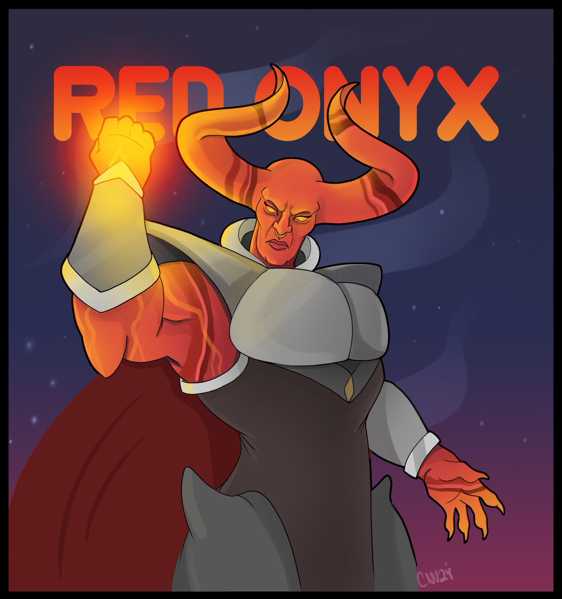 TheSphinxDen's tweet image. Doodled my old gem OC Red Onyx (technically a sardonyx, but oh well).