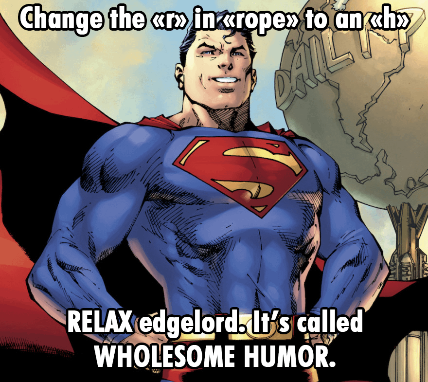 we’re wholesome around here