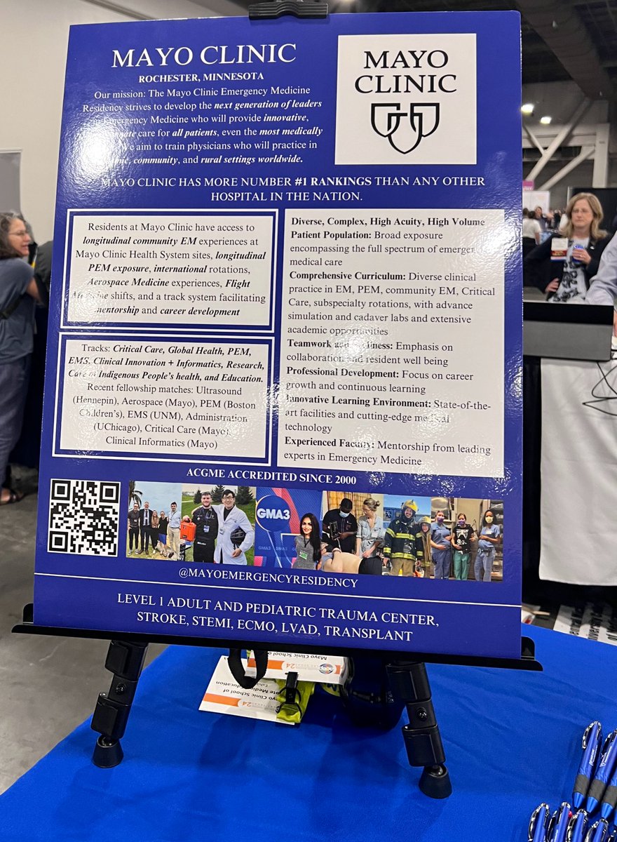 mayoclinicemres's tweet image. Hey there #EMBound med students! At ACEP24? Come check us out at the EMRA residency fair! @ACEPNow @emresidents