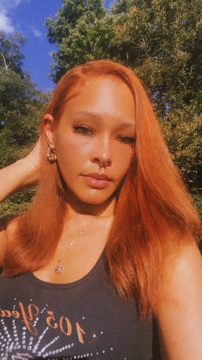 NickTheRul3r's tweet photo. Fall is in the hAIR! 👩🏽‍🦰🍂🧡 https://t.co/H6GLK8XYGb