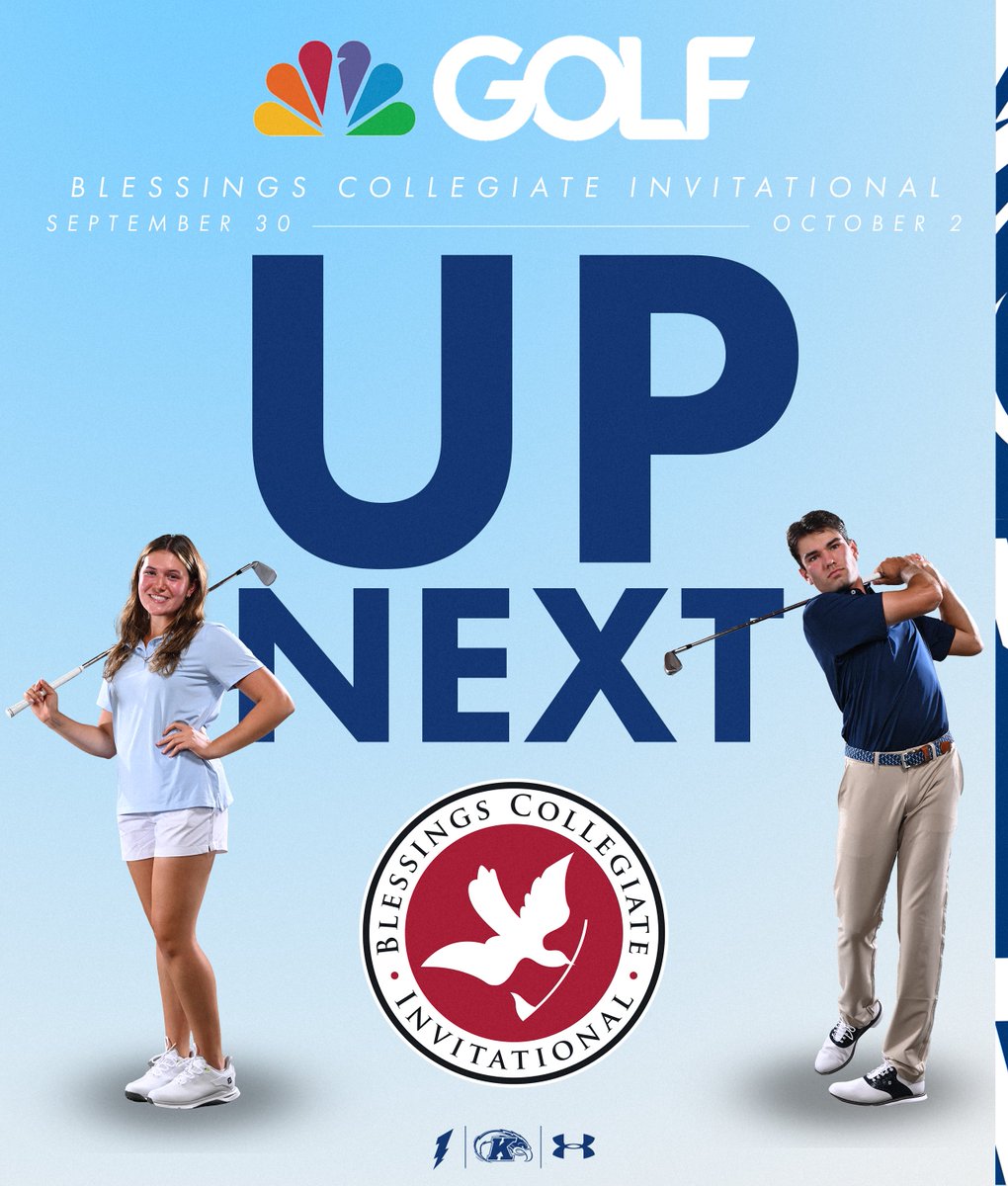 We’re just 1️⃣ day away from the Blessings Collegiate Invitational!

Kent State men’s and women’s golf will compete together in the three-day event broadcasted LIVE on the Golf Channel.

📺: <a href="/GolfChannel/">Golf Channel</a> 
📅: Monday, Sept. 30 - Wednesday, Oct. 2
🕟: 4:30 - 7:30 p.m. Each Day