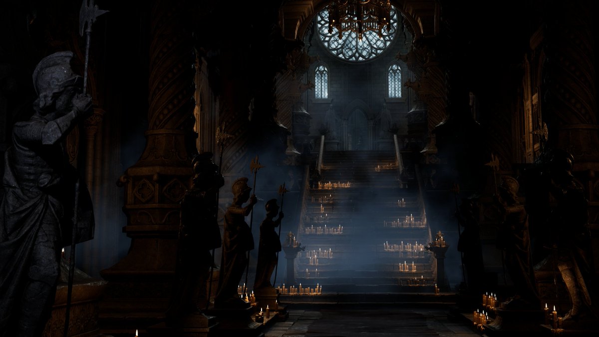 MassimoBardetti's tweet image. Yojo venturing deeper into the castle.

@PlaguePoppets on #UnrealEngine5 #madewithunreal