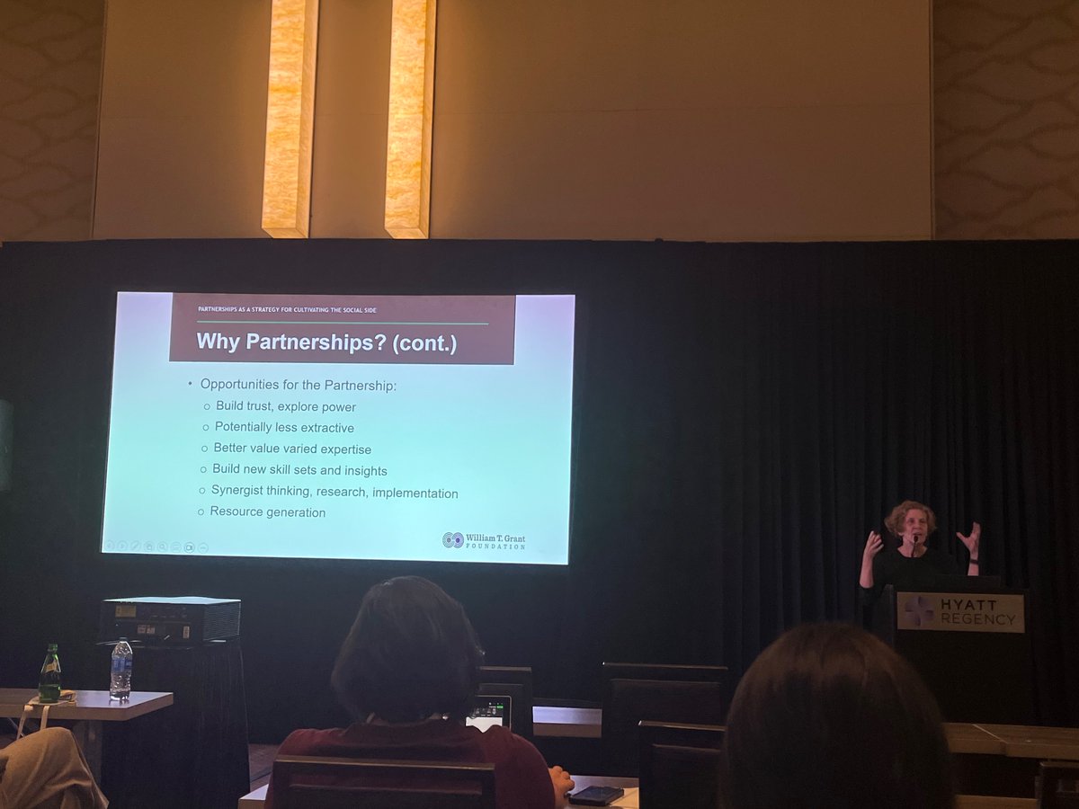 Thank you to @KimDuMont1  <a href="/wtgrantfdn/">WT Grant Foundation</a> for highlighting partnership to enhance the use of evidence in service of positive youth outcomes! I’m so grateful to partner with amazing researchers, <a href="/ALParkPhD/">Alayna Park</a> and <a href="/kelsie_okamura/">Kelsie H Okamura</a> and their teams to do this <a href="/BakerCntr/">The Baker Center for Children & Families</a>! <a href="/ImplementCollab/">SIRC</a>