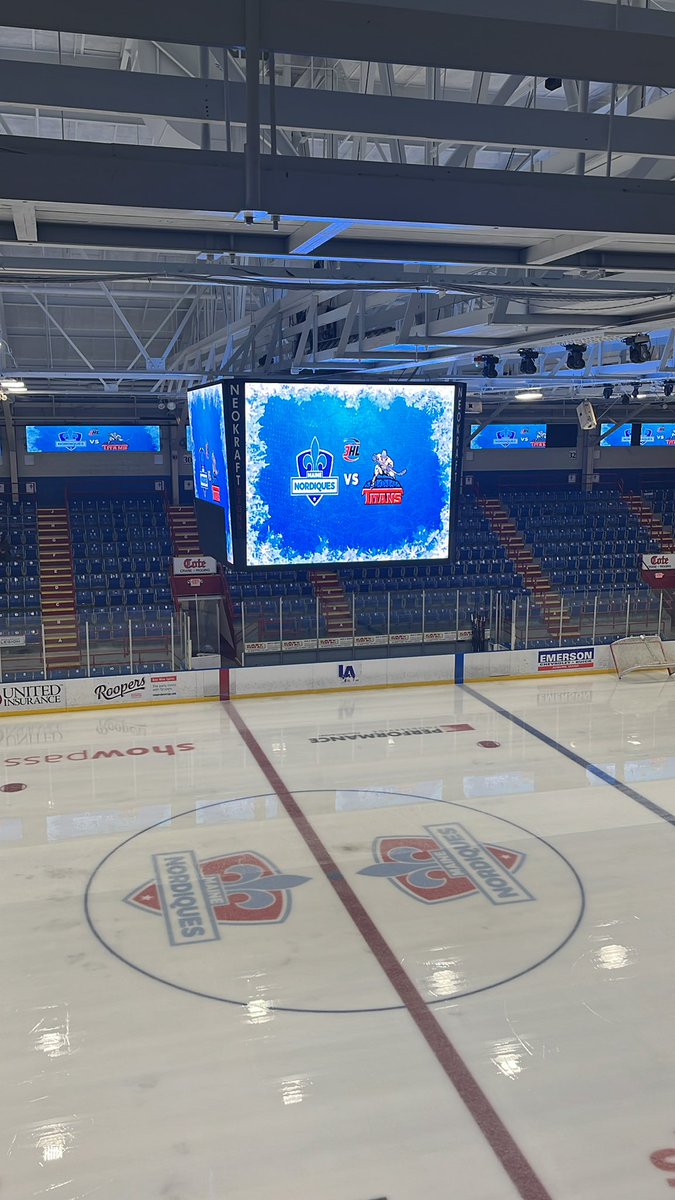 On this date 6 years ago

I called my first ever game in the NA3HL, a 5-2 LA Nordiques win over the <a href="/negenerals/">Northeast Generals</a> 

Tonight the Maine Nordiques NA3 host the NJ titans at The Colisèe, a little different in terms of teams, but the venue remains the same