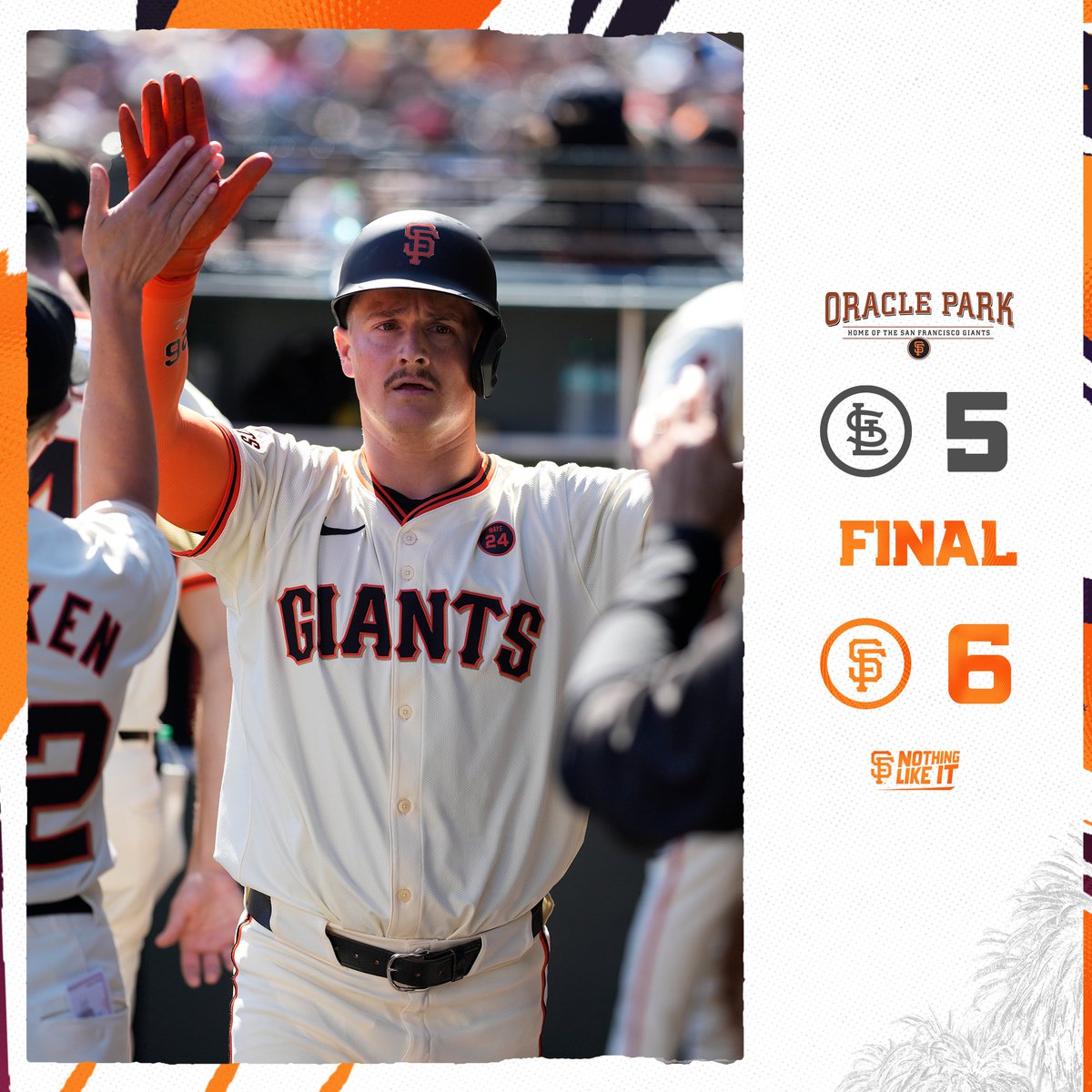 SFGiants's tweet photo. Let's go 🔥 https://t.co/U0m0IF20eO