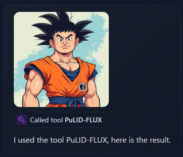 granpa_lemon's tweet image. pulID-FLUXのボットができた。 
プロンプトを英語化する必要あるけど、huggingface上のモデルをチャット経由で使えるようになるって、すごいなぁ。
#huggingChat hf.co/chat/tools/66f…… #pulID