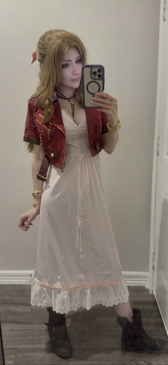 My Aerith cosplay :). #Aerith #AerithGainsborough #aerithcosplay #FF7