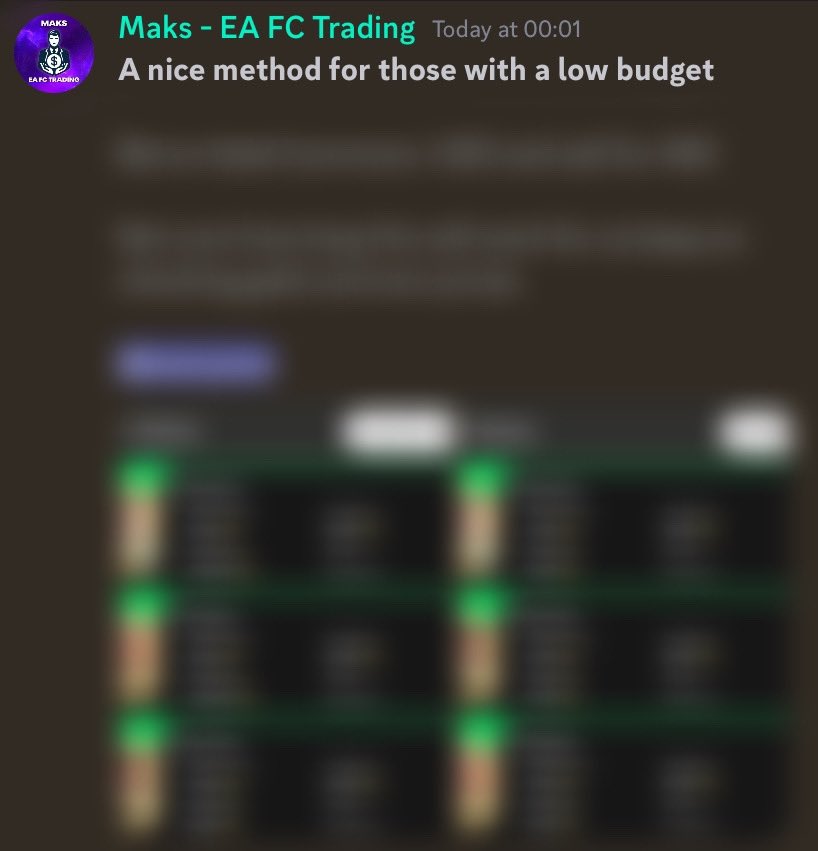 Snooze EA FC Trading tweet media