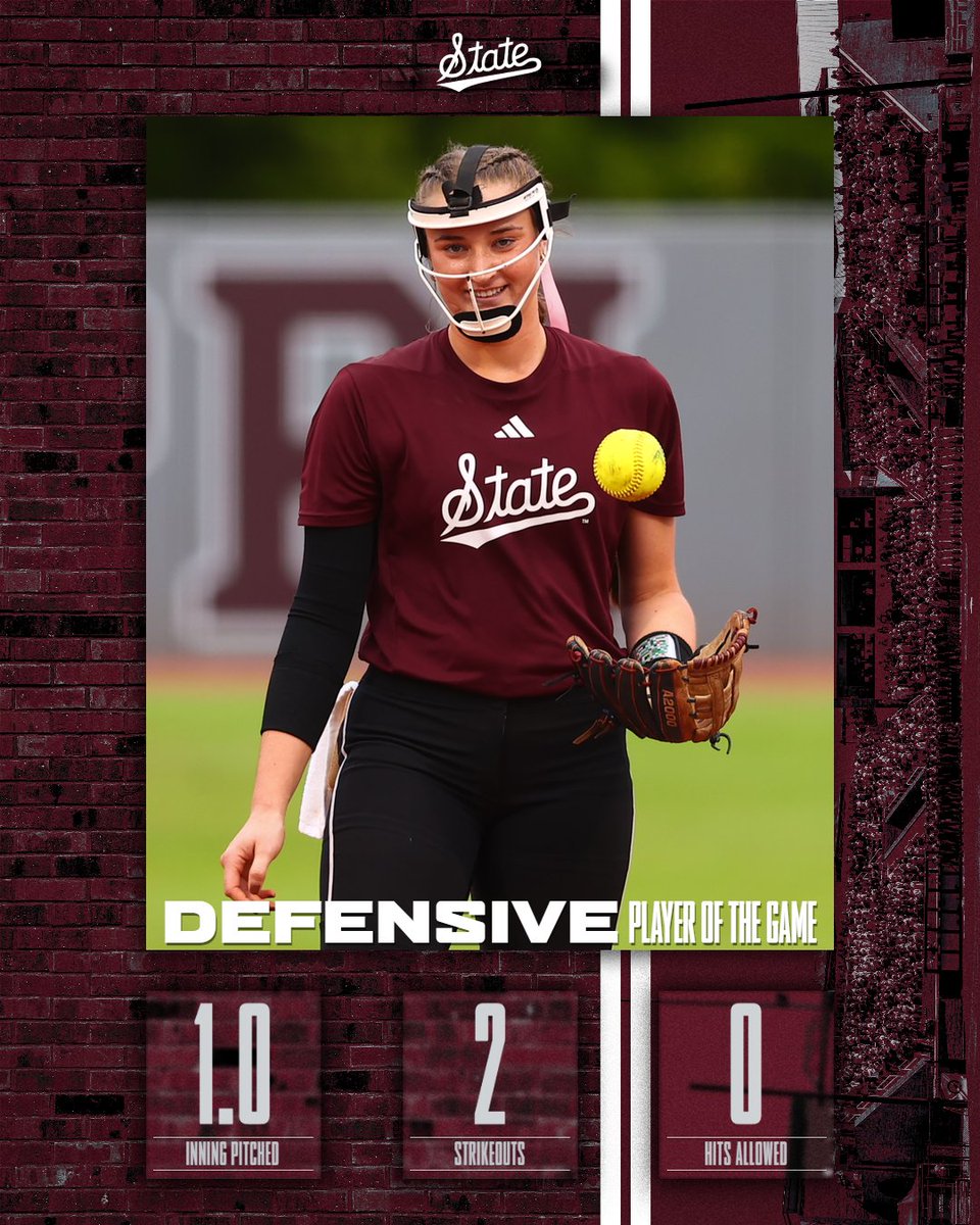 Mississippi State Softball (@hailstatesb) on Twitter photo 𝓕𝓪𝓵𝓵 𝓑𝓪𝓵𝓵 🍂
𝐒𝐓𝐀𝐓𝐄 - 🔟
Shelton State - 0⃣
<a href="/SierraSacco_/">Sierra Sacco</a> kept the offense rolling, and <a href="/AbigailcStevens/">Abigail Stevens</a> tossed a perfect frame in relief!
#HailState🐶 𝓕𝓪𝓵𝓵 𝓑𝓪𝓵𝓵 🍂
𝐒𝐓𝐀𝐓𝐄 - 🔟
Shelton State - 0⃣
<a href="/SierraSacco_/">Sierra Sacco</a> kept the offense rolling, and <a href="/AbigailcStevens/">Abigail Stevens</a> tossed a perfect frame in relief!
#HailState🐶