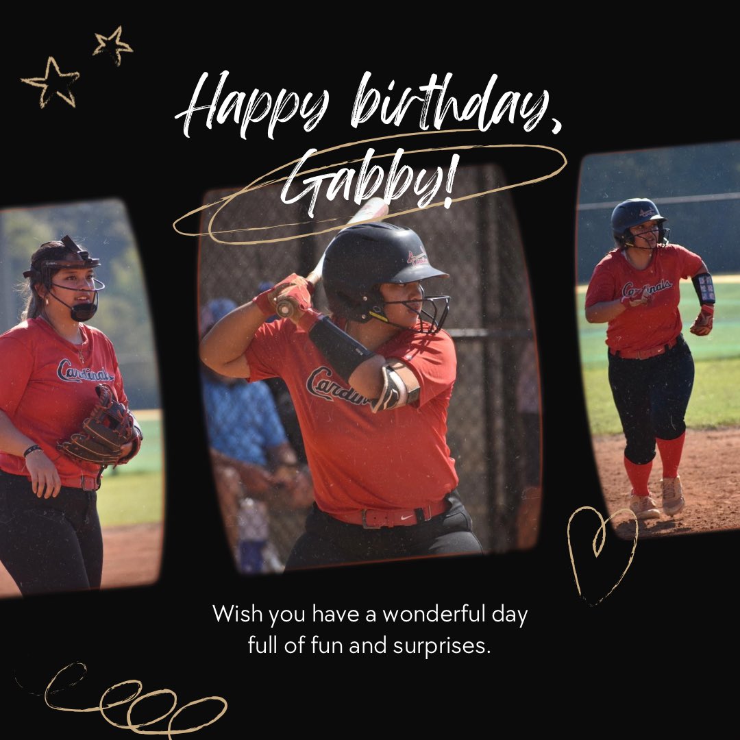 We would like to wish a very Happy Birthday to our Cardinal girl, Gabby Cruz! Hope you’re having an awesome day!