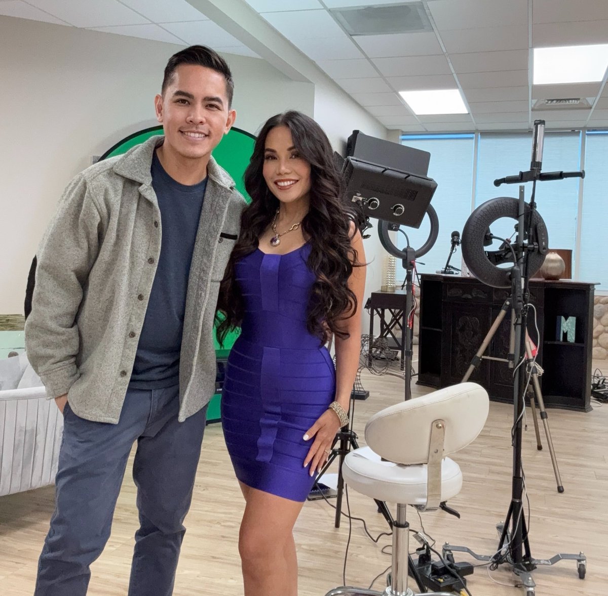 Back to work on set #realityshow