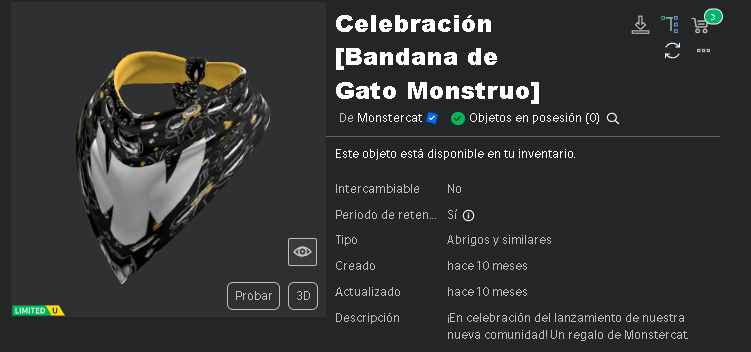 UgcNoticias_'s tweet photo. 🚨Sorteo De 10 UGC Limited Gratis I Termina 30 de septiembre 2024🚨
🗒️REQUISITOS:
1️⃣ Dar Me Gusta El Tweet.
2⃣ Retwittear El Tweet.
3⃣ Seguir a @UgcNoticias_ / @MonstercatUGC
➤https://t.co/GYO1jVGzCq
#Roblox #RobloxDev #robloxgiveaway #robloxgiveaways #robloxtoy #robloxtoycode #robloxfreeugc