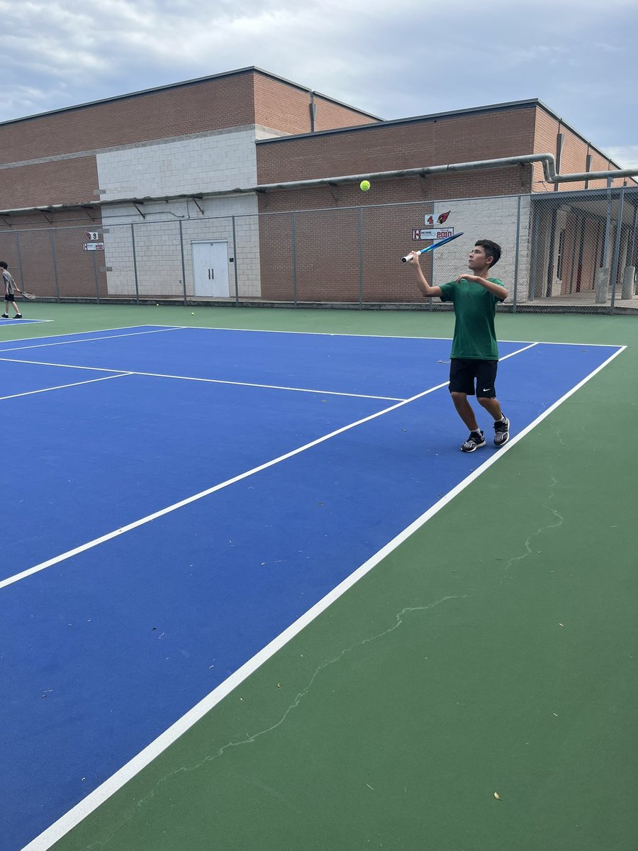 From a PR in the morning straight to a W in Singles… super proud💚💪🏼