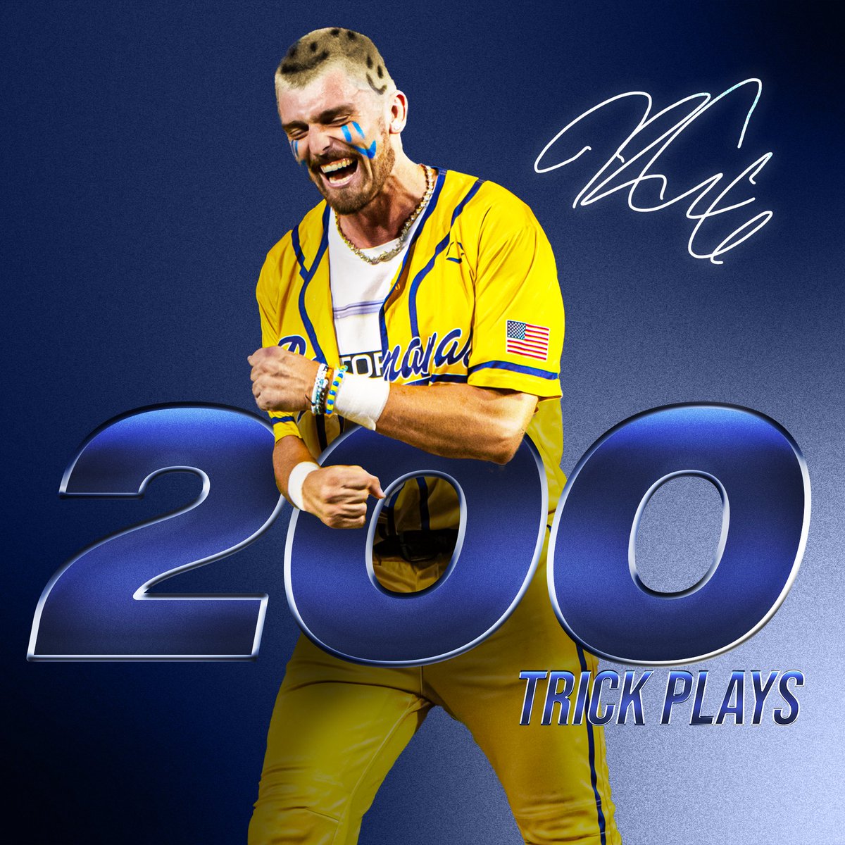 The first player in #bananaball HISTORY to hit 200 trick plays in a single season from <a href="/RyanCox_5/">Ryan</a> ⭐️