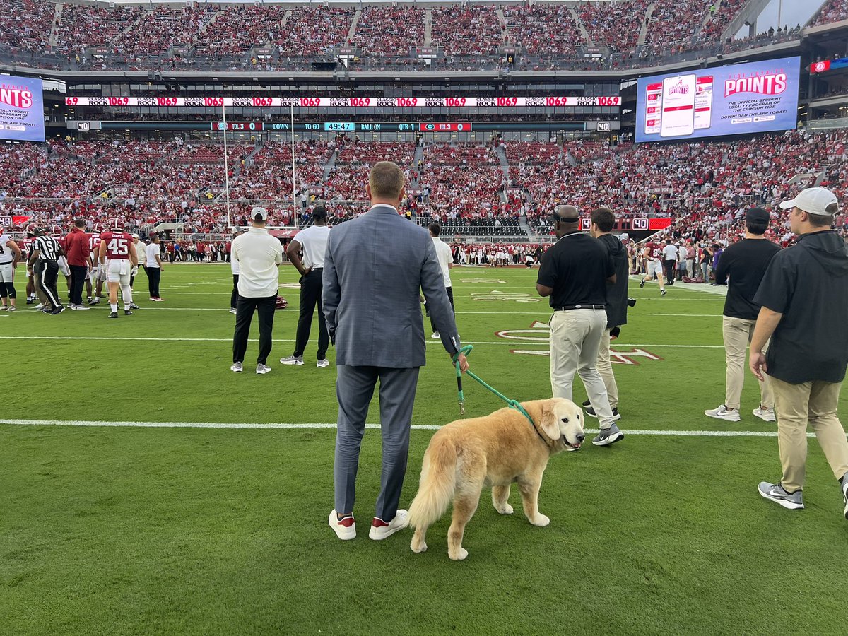 KirkHerbstreit's tweet image. Calm before the storm in Tuscaloosa before kickoff