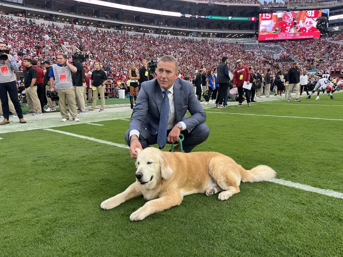 KirkHerbstreit's tweet image. Calm before the storm in Tuscaloosa before kickoff