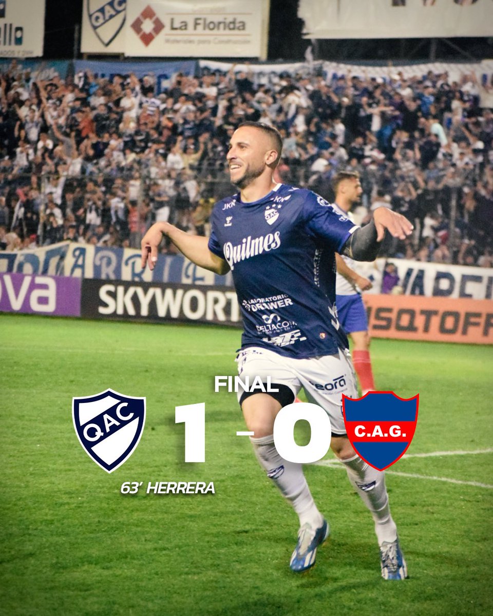 👊 ¡GAAAAANÓÓÓÓ QUIIIILMEEEEES!

Golazo del Tanque Herrera para un triunfo clave.

+3 Y SEGUIMOS 🤍