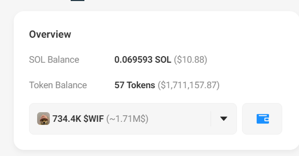 a 1.7m$ $wif whale bidded $pod and you still fading?