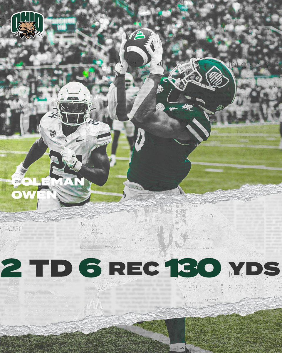 OhioFootball's tweet photo. What a day from Coleman Owen. https://t.co/0RPKx0NXXH