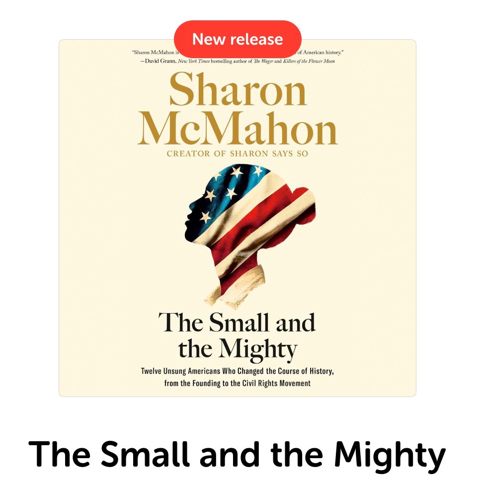 Ms_Dutka's tweet photo. @MichelleObama @mcnallyjackson The Small and The Mighty by Sharon McMahon! https://t.co/NNc4jti41m
