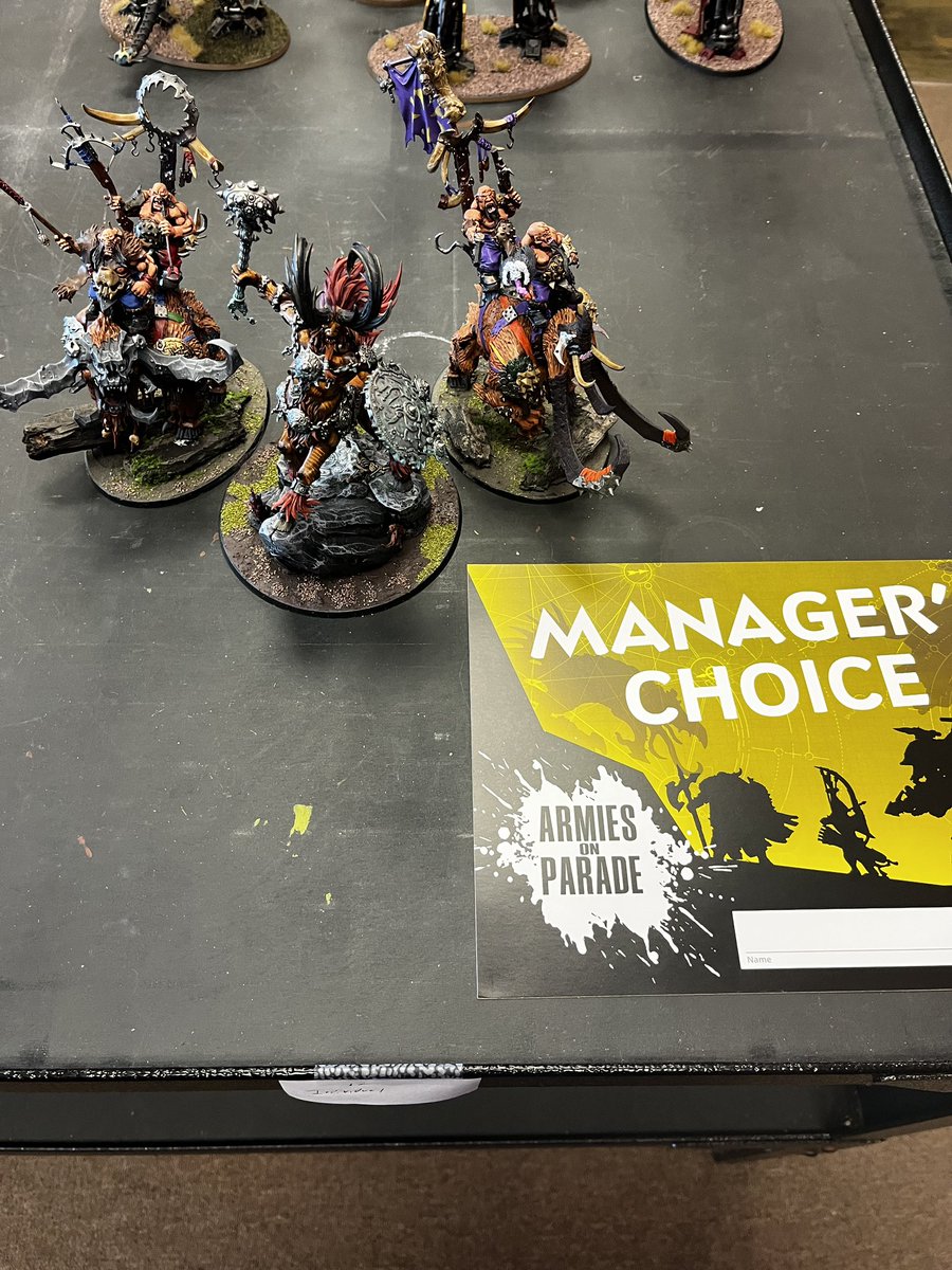 CrysisSynaptic's tweet photo. My models won a silver medal and two manager's choice awards at my local Armies on Parade! Super happy with the results, especially for my first competition. Loved seeing all the other local submissions as well. 

#WarhammerCommunity https://t.co/0q7wWoRcEO