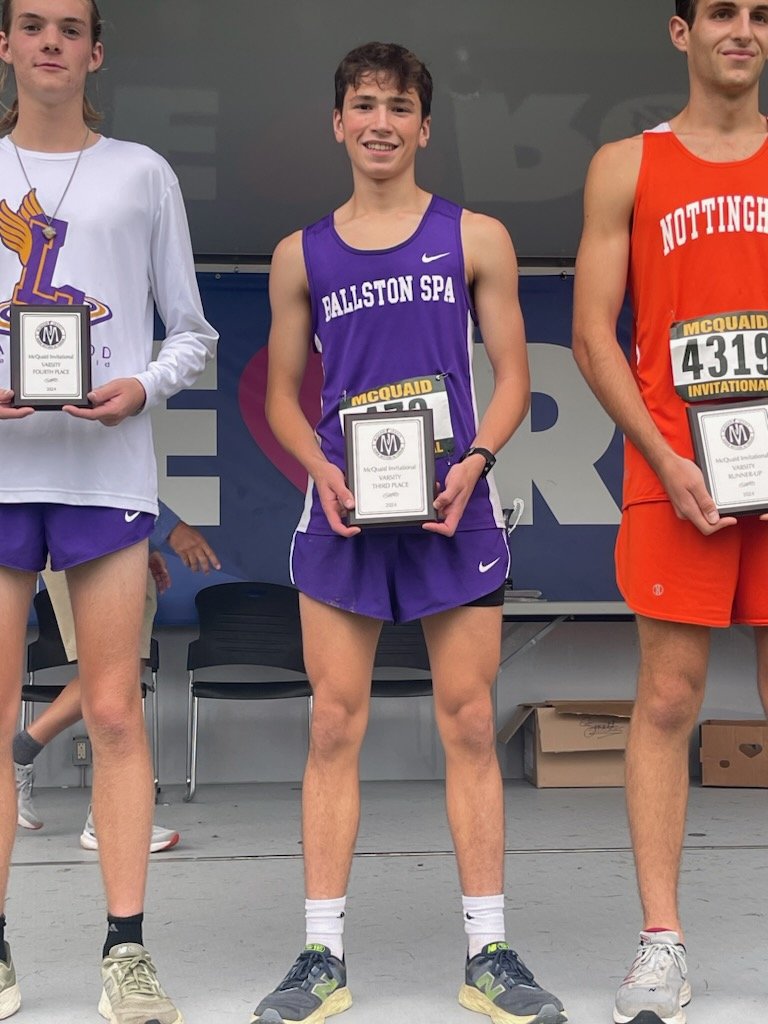 coachfulli's tweet image. I had the chance to watch these kids absolutely crush it McQuaid in Rochester today. Alex Beck, 3rd place. Matt Meerdink, 3rd place. Multiple runners on each side top 75 or 100. @B_Spa_Athletics #iamstrong #iamfast #iamconfident