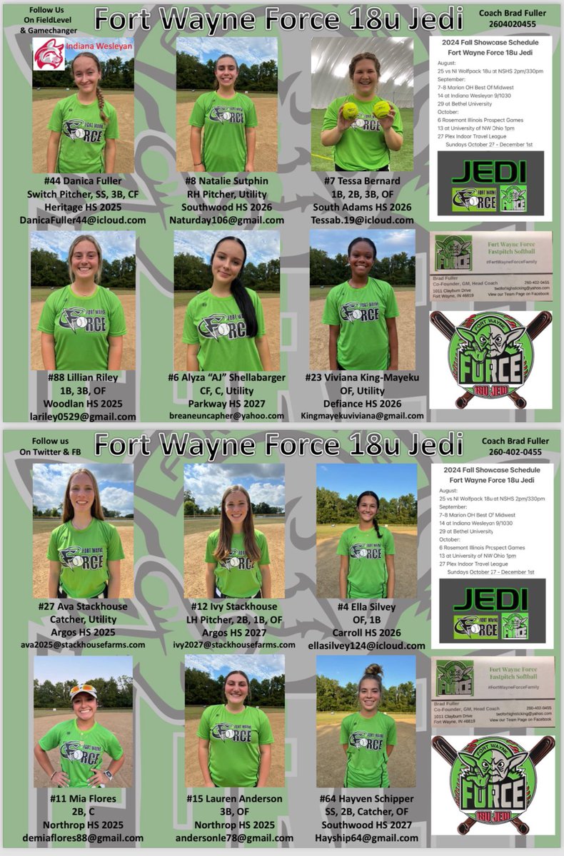 Fort Wayne Force 18u Jedi tweet media