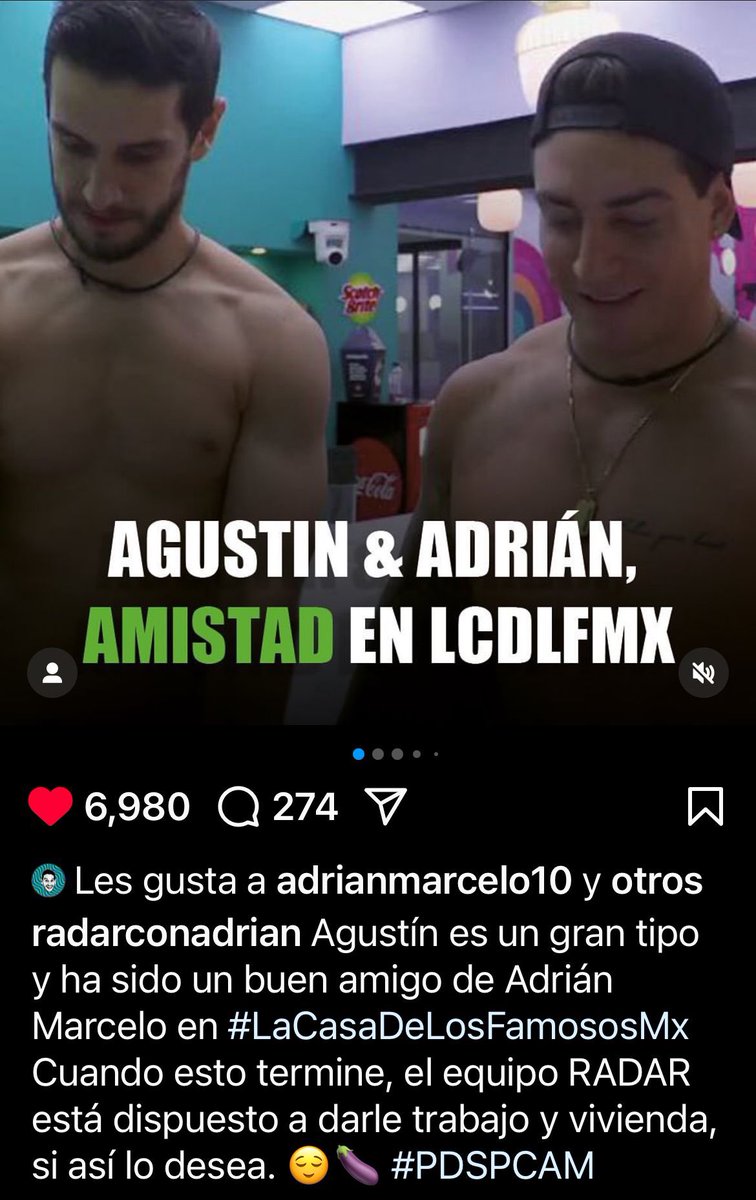 Ya es oficial.
Agustín dijo que habló por teléfono con Adrián Marcelo y le ofreció trabajo en Monterrey.
#PDSPCAM