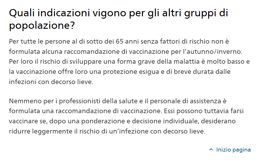 ClaudioBorghi's tweet photo. @RobertoBurioni Eh vabbé, vede quando dicevo che voi dite troppo pochi "forse"? Secondo l'esimia CDC (di Biden) il vaccino è raccomandato per tutti oltre i sei mesi, Secondo lo stato Svizzero no 👇
Dato che non ci sono due scienze evidentemente o ci sono mazzette o sarebbe prudente avere dubbi. https://t.co/asYEv4byau