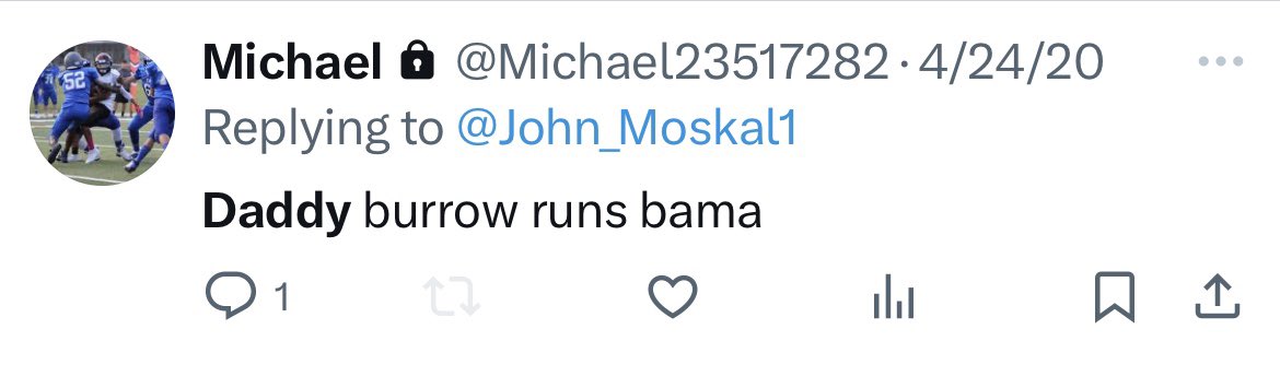 Big_73Returns's tweet image. I JUST WANT TO ADDRESS THE ALLEGATIONS MADE  BY @HimmothyBoomin THAT I WAS ATTENDING DIDDY PARTIES 🤯😱😳 HOWEVER THESE ARE NOT TRUE AND IT WAS INFACT @Michael23517282 WHO WAS ATTENDING THOSE PARTIES. DON’T BELIEVE ME JUST LOOK AT THIS TWEET HE MADE ABOUT JOE BURROW #GoRazorbacks