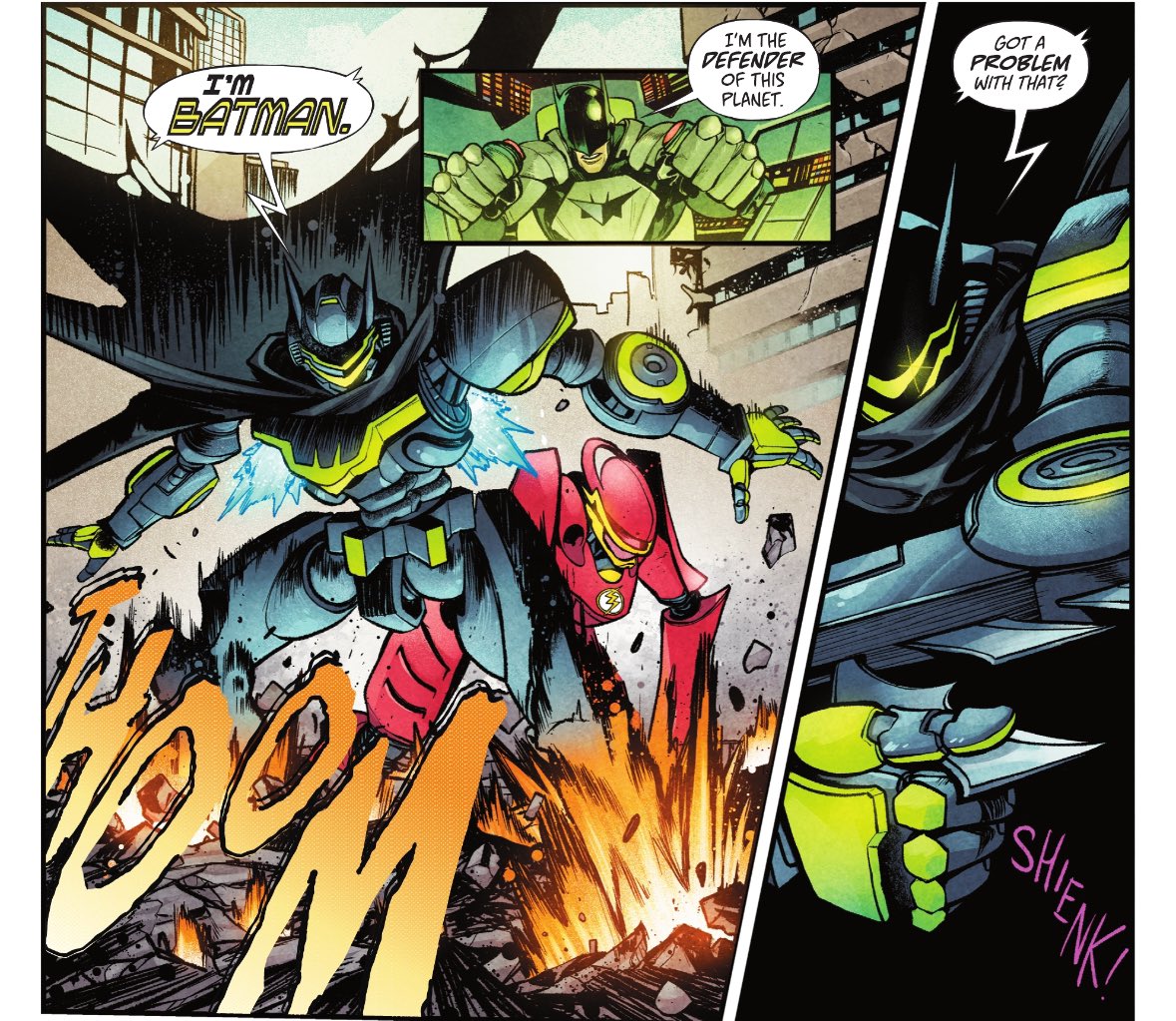 chelsdaniel280's tweet photo. Batman 🦇
(DC Mech #1 - Kenny Porter, Baldemar Rivas, Mike Spicer, and Tom Napolitano)
#Batman #TheFlash #mech
#DCMech #dccomics https://t.co/bP81IubhxD