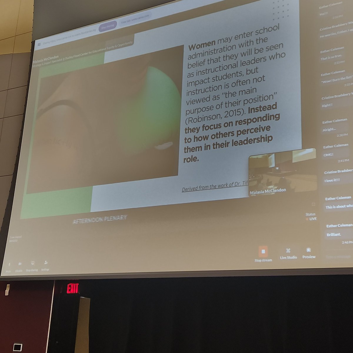 👏🏾 <a href="/NyahHamlett/">Nyah Hamlett</a>, thank you for the gems you dropped today!  Powerful speech 👊🏽
"My wait time is impeccable!"
#DontFlinchLeaders 
#CollectiveAction 
#COE2024