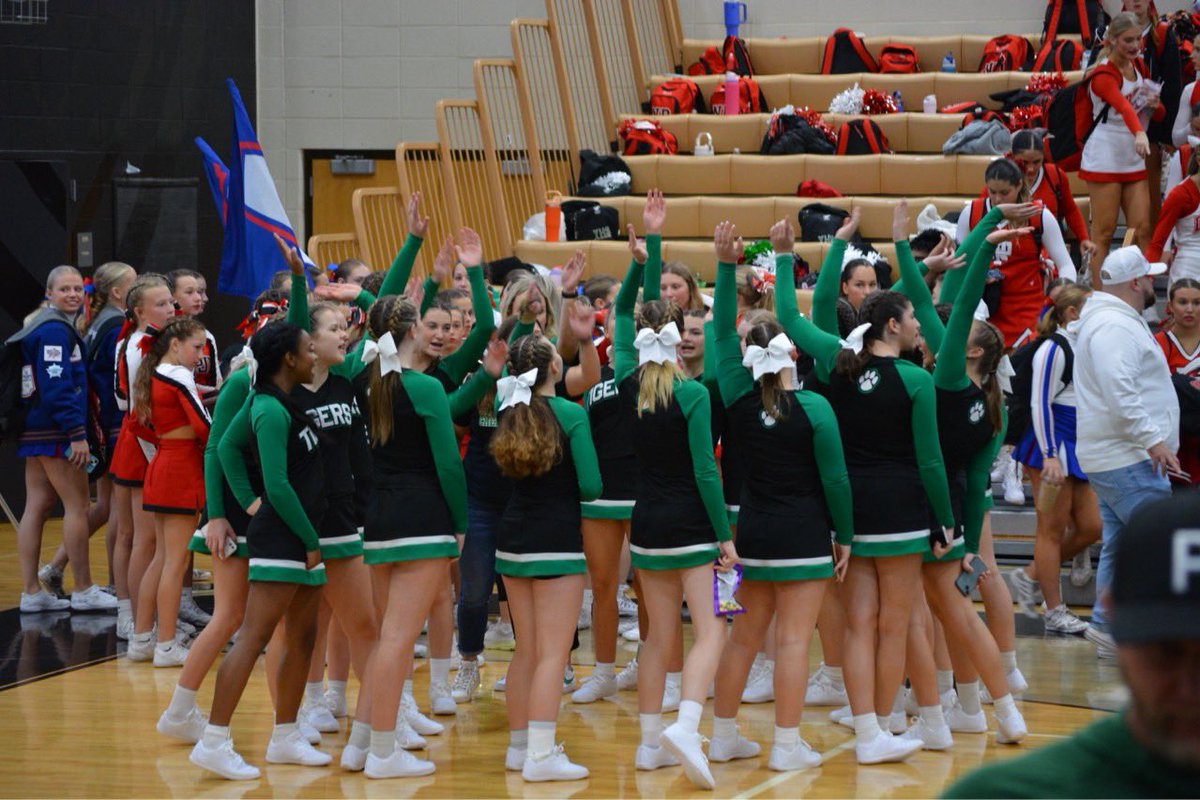 YHSTigerCheer's tweet photo. What a great day at our HHC competition! 3rd place in both the traditional and Game Day divisions! Best ever finish at conference in traditional! PROUD of these kids & the work they have put in since tryouts! Only up from here!! #forwardtogether #YTFT #YTFTC #bettereveryday #HHC https://t.co/TJoOIcKDEl