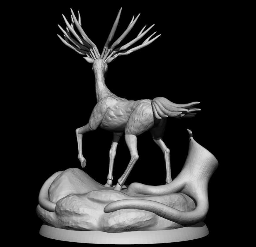 Another new model for the <a href="/KurrPrints/">KurrPrints</a> ! This time it's a more realistic take on Xerneas.
Soon it will be available over there, so stay tuned and subscribe for updates and more models ✨
#Pokemon #3dartwork