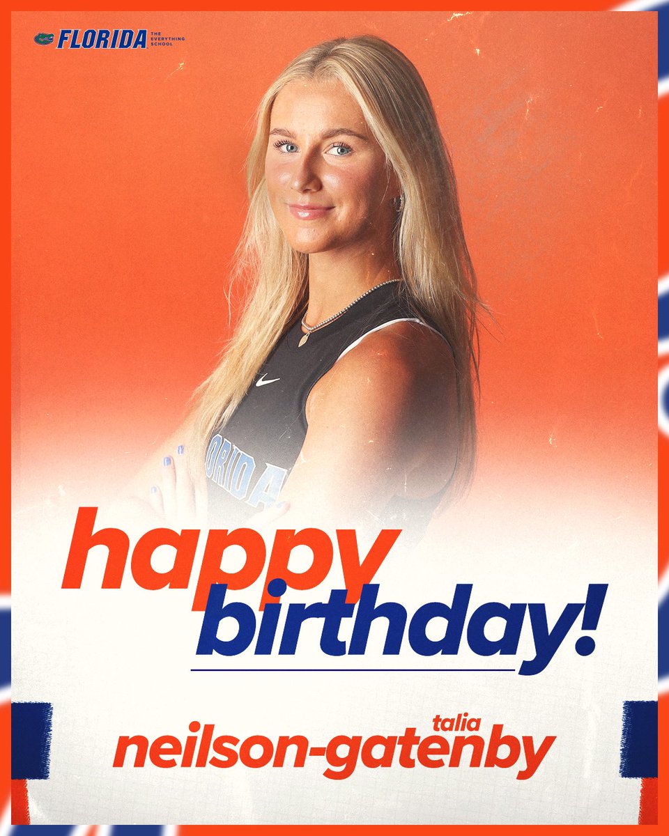 HAPPY BIRTHDAY T 🥳

We are so thankful you are a Gator 💙🧡

#GoGators