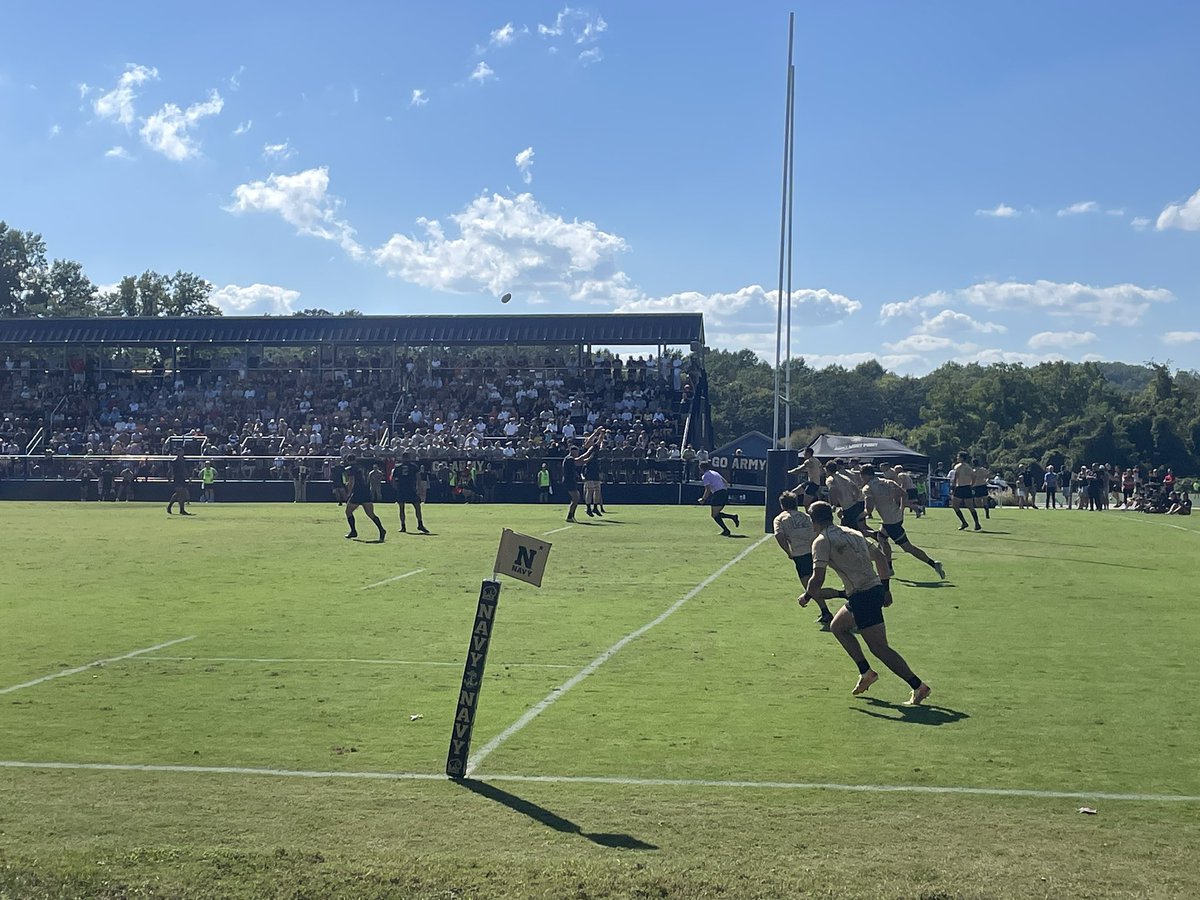 Rugby Morning 🏉 (@rugbymorning) on Twitter photo I attended my first <a href="/navymrugby/">Navy Rugby</a> & <a href="/ArmyWP_MRugby/">Army Men’s Rugby</a> match earlier today.
A beautiful day and a great showcase for college rugby. I attended my first <a href="/navymrugby/">Navy Rugby</a> & <a href="/ArmyWP_MRugby/">Army Men’s Rugby</a> match earlier today.
A beautiful day and a great showcase for college rugby.
