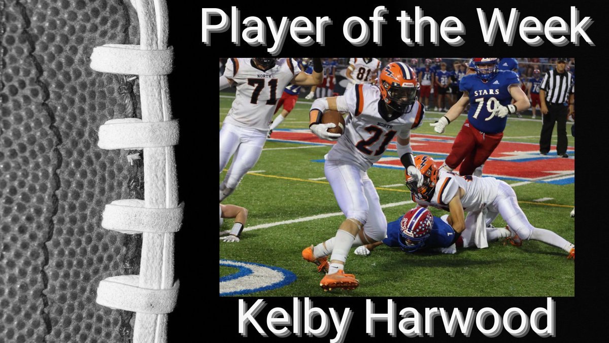 NMHS_Football's tweet image. Kelby Harwood was selected as Varsity Offense POTW for Crawfordsville: Kelby did a great job adjusting to a game-day change in game plan, and stepped up to make senior plays when we needed him.