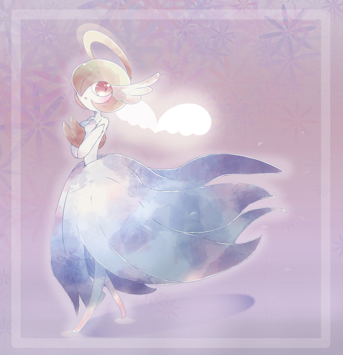 メガサーナイト尊い...👼
 #ポケモン天使化