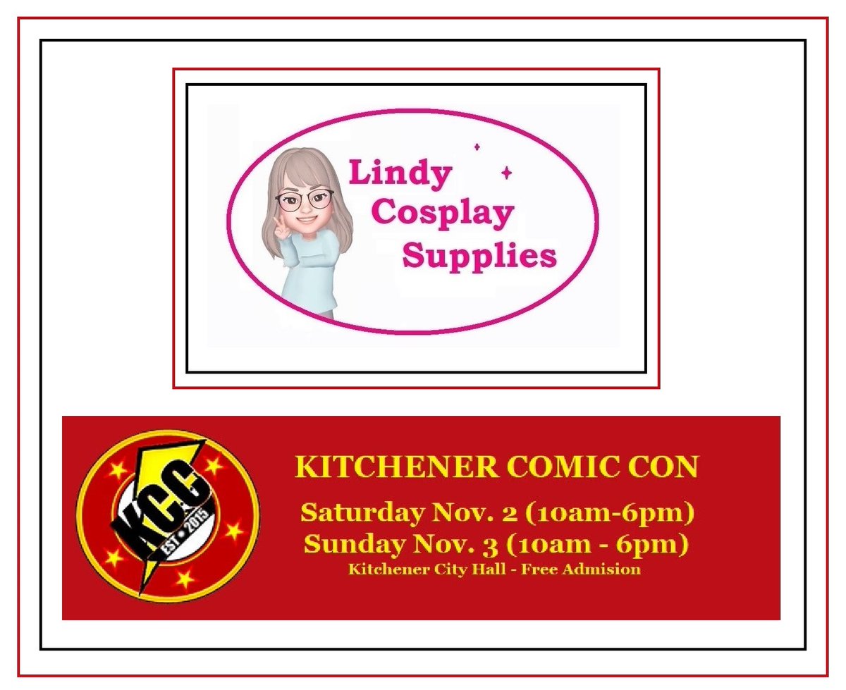 DreamCostumes's tweet photo. Only 5 weeks, to pull it together for the "KITCHENER COMICON". It is our first time and we're looking forward to meeting a new group of cosplayers and invite our friends to join us. A proud sponsor of the Costume Contest and look forward to your creativity. @lindycosplaysupplies https://t.co/HMhdQ0VMvb