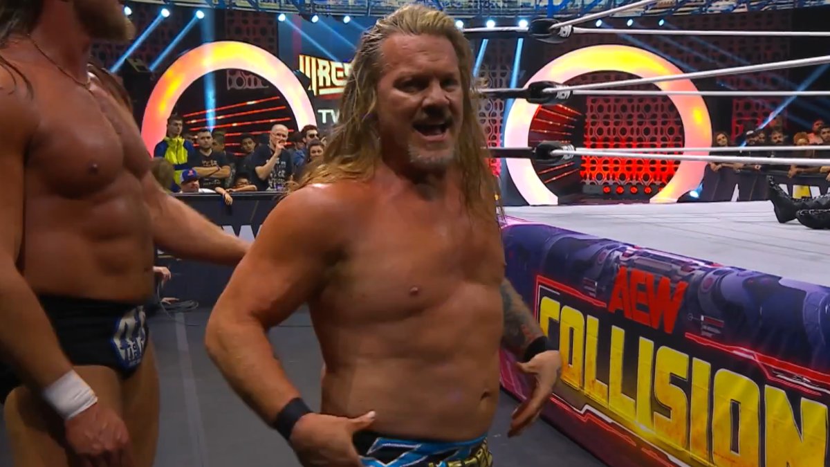 After pinning Mark Briscoe in their trios match at AEW Collision Grand Slam, Chris Jericho says he wants a shot at Briscoe's ROH World Championship