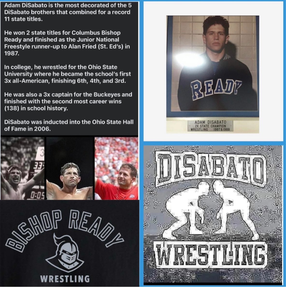Ready_Wrestling's tweet photo. Exciting News for the Future of  Ready Wrestling! We are thrilled to announce the return of a legendary alumnus,Adam Disabato, whose bringing his club 2 our wrestling room! Pls extend a warm welcome 2 Adam &amp; celebrate the tradition  that the family has contributed our community https://t.co/Ye2PxtZxug