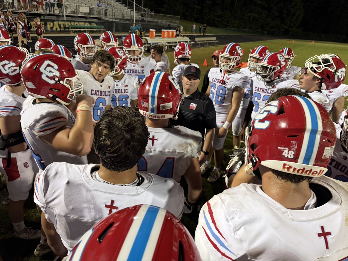 Joey Ellis (@jellis1016) on Twitter photo Some big high school football results tonight. <a href="/Catholic_FB/">CCHS Football</a> wins on the road 25-22 to give Independence its first loss of the year in a big conference meeting.
Cougars rallied late after giving up a 17-6 lead and made one final defensive stop to ice it! <a href="/CSLonQCN/">Carolina Sports Live</a> Some big high school football results tonight. <a href="/Catholic_FB/">CCHS Football</a> wins on the road 25-22 to give Independence its first loss of the year in a big conference meeting.
Cougars rallied late after giving up a 17-6 lead and made one final defensive stop to ice it! <a href="/CSLonQCN/">Carolina Sports Live</a>