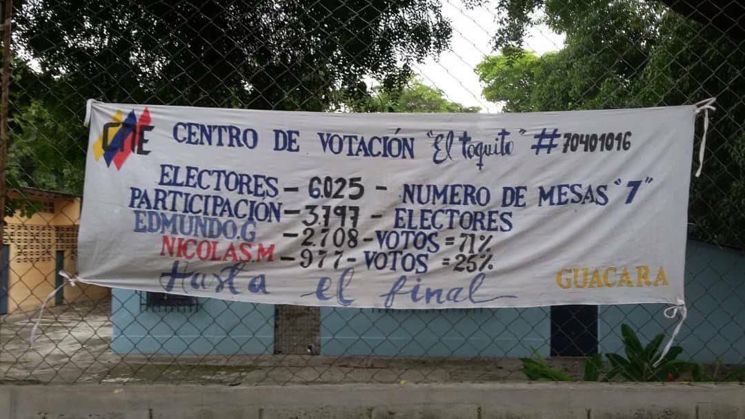 VoluntadPopular's tweet photo. 🐝 Hoy actuamos como enjambre.

Hace dos meses todos estos centros de votación fueron testigos de la avasallante victoria de @EdmundoGU. Hoy lo recordamos: https://t.co/yQe8ogAWCa