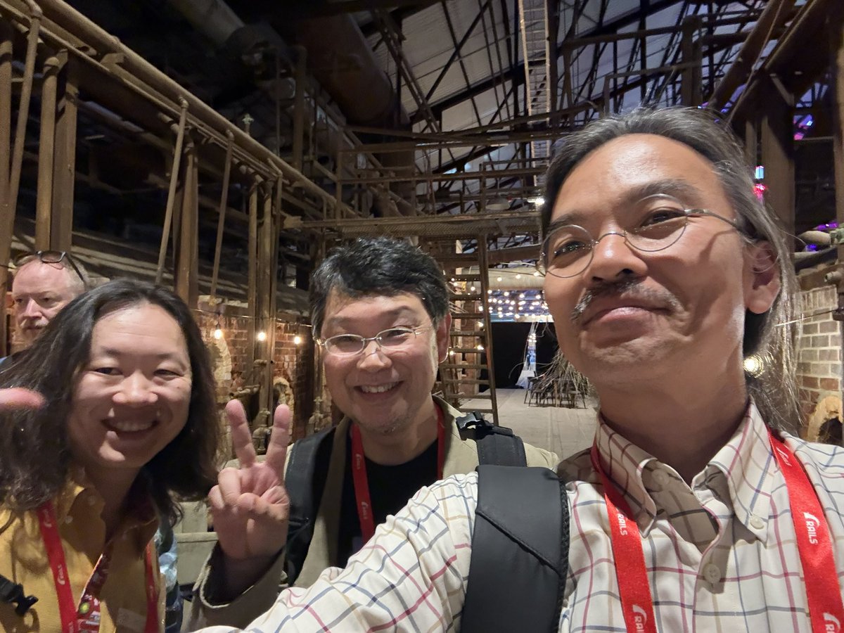 wizardofcrowds's tweet photo. @a_matsuda @yukihiro_matz @paracycle As a historian, but not as a creator of the history, this conference has been a really good material to understand the primary cause and effect in history. The historian shouldn’t be in front of @yukihiro_matz and @a_matsuda, but forgive me I had only 3s to take this picture. https://t.co/oYmeyGSOM1