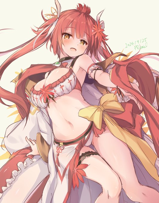 23日のエアスケブ、まだ処理中のままだけど渋公開はされてるみたいなので/フラワーナイトガール/ホシクジャク(水着)/ヤドリギ 