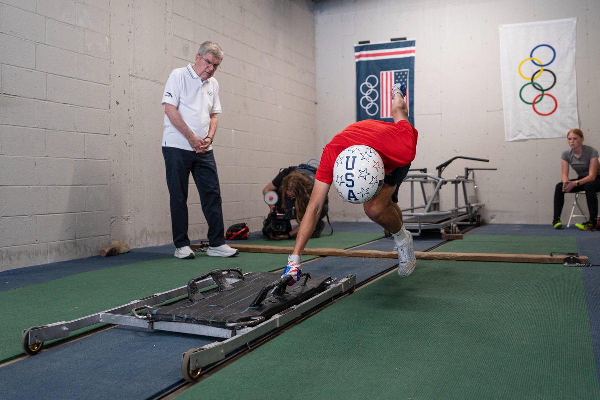Action-packed afternoon in the <a href="/UtahOlympicPark/">Utah Olympic Park</a> in Park City where IOC President Bach met Olympic hopefuls. Many of them are dreaming of the Olympic and Paralympic Winter Games Salt Lake City-Utah 2034 <a href="/SLCUT2034/">Salt Lake City-Utah 2034</a>.